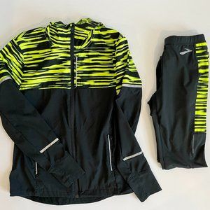 Brooks Men's Nightlife Running Jacket & Pant - S
